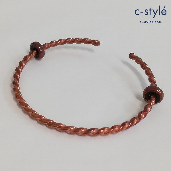 TROLLBEADS トロールビーズ バングル 銅色 アクセサリー