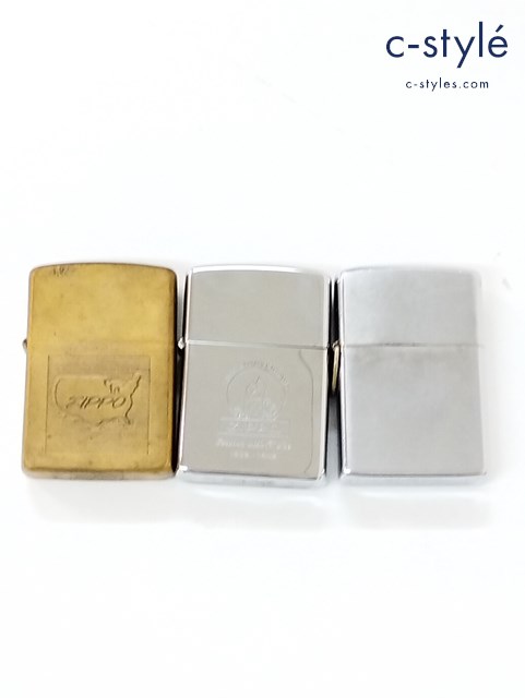ZIPPO ジッポー オイルライター 1997年 1989年 1974年 ゴールド シルバー 喫煙具 計3点