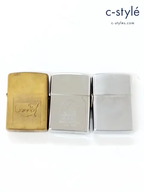 ZIPPO ジッポー オイルライター 1997年 1989年 1974年 ゴールド シルバー 喫煙具 計3点