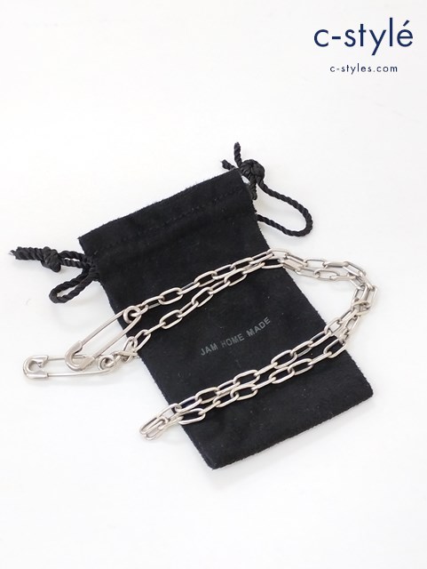 JAM HOME MADE ジャムホームメイド 安全ピン ウォレットチェーン シルバー アクセサリー Wallet Chain