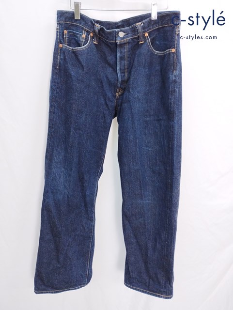 THE FLAT HEAD ザフラットヘッド デニムパンツ W36 インディゴ ジーンズ Gパン 綿100% NO.3005 ボタンフライ