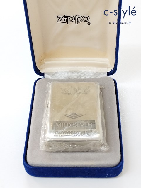 ZIPPO ジッポー オイルライター マイルドセブン FORMULA1 TEAM OFFICE STERLING 1995年製 シルバー 喫煙具