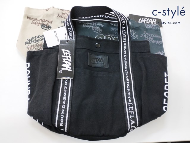 LEFLAH レフラー ミニトートバッグ カーキ系 グリーン系 ブラック 計3点