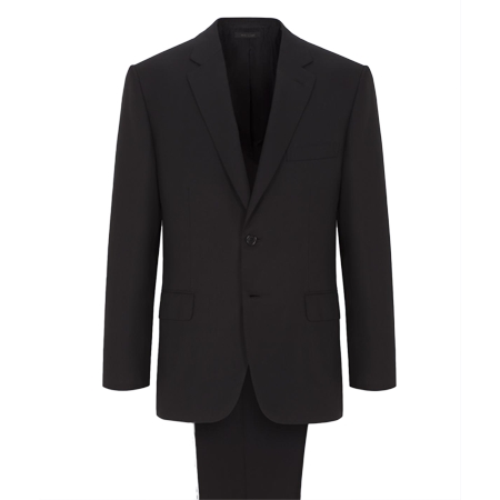 Brioni(ブリオーニ) スーツ ‘Essential’ ブルニコ スーツ ブラックスーパー160バージンウール