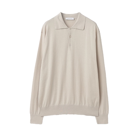 Cruciani(クルチアーニ) ポロシャツ 33ゲージ 長袖ポロシャツ