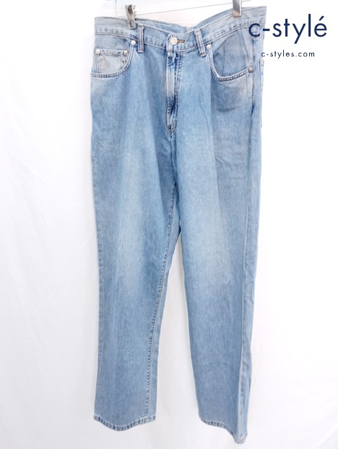 RRL ダブルアールエル デニムパンツ ジーンズ Gパン 33/30 インディゴ ジッパーフライ COTTON 100％ USA製