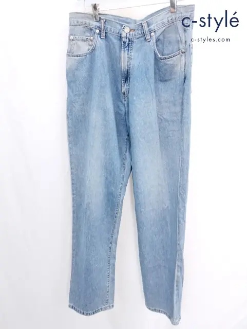 RRL ダブルアールエル デニムパンツ ジーンズ Gパン 33/30 インディゴ ジッパーフライ COTTON 100％ USA製