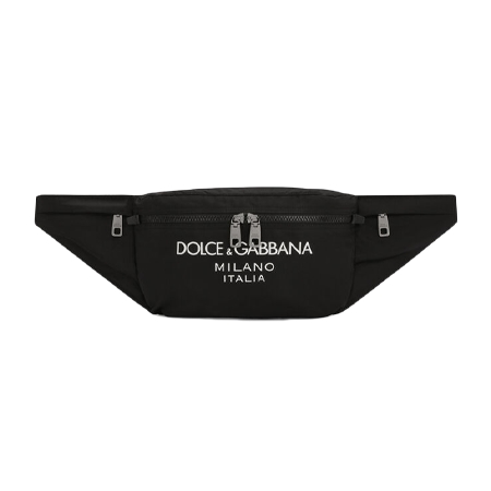 DOLCE & GABBANA(ドルチェ＆ガッバーナ) バッグ ウエストポーチ ナイロン ラバライズドロゴ