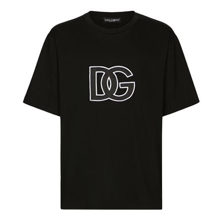 DOLCE & GABBANA(ドルチェ＆ガッバーナ) Tシャツ クルーネックTシャツ コットン DGパッチ