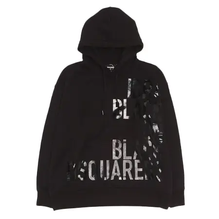 DSQUARED2(ディースクエアード) パーカー SWEATSHIRT /IBRA BLACK HOODIE /WASH /0222
