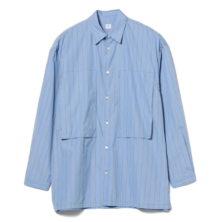 E. Tautz(イートウツ) シャツ ストライプ ラインマン シャツ
