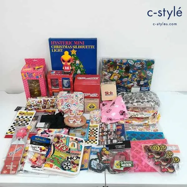 HYSTERIC MINI ヒステリックミニ グッズ まとめ フィギュア コップ ポーチ ピンズ ステッカー 等