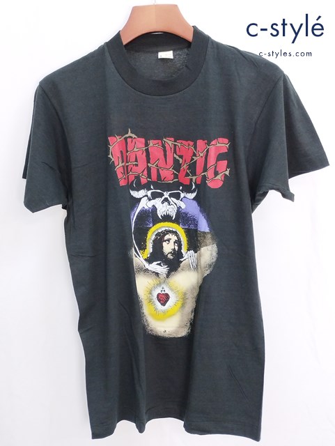 SCREEN STARS スクリーンスターズ バンドTシャツ 半袖 DANZIG GOD DON’T LIKE IT SUMMER 89′ L ブラック