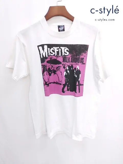 SCREEN STARS スクリーンスターズ バンドTシャツ バンT 半袖 MISFITS WALK AMONG US L ホワイト RN13765