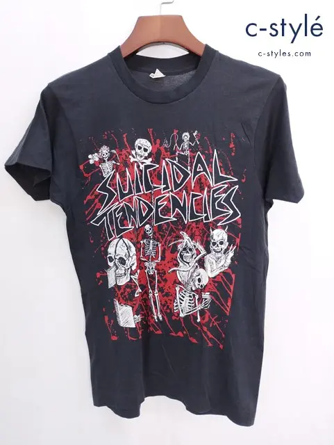 SCREEN STARS スクリーンスターズ バンドTシャツ 半袖 SUICIDAL TENDENCIES M ブラック RN13765 スカル
