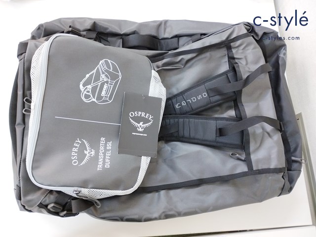 Osprey オスプレー ボストンバッグ Transporter 95 トランスポーター95 ブラック系 ダッフルバッグ