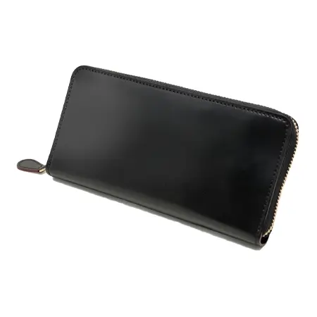 GANZO(ガンゾ) シェルコードバン2 ラウンドファスナー長財布