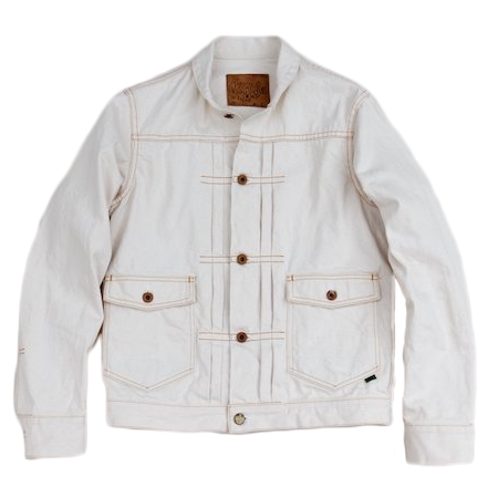 GERUGA(ゲルガ) デニム ROUND COLLAR DENIM JUMPER （ECRU）