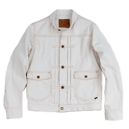 GERUGA(ゲルガ) デニム ROUND COLLAR DENIM JUMPER （ECRU）