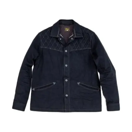 GERUGA(ゲルガ) デニム PADDED DENIM JACKET （BK/BK）