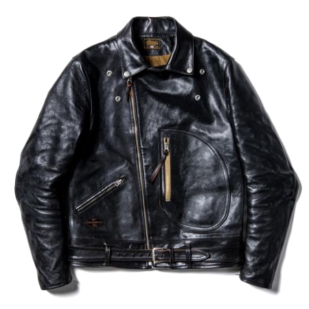 GERUGA(ゲルガ) ライダースジャケット D-0 DOUBLE RIDERS JACKET / SILVER parts