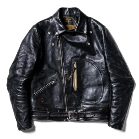 GERUGA(ゲルガ) ライダースジャケット D-0 DOUBLE RIDERS JACKET / SILVER parts