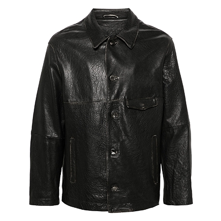 GIORGIO BRATO(ジョルジオブラット) レザージャケット レザーシャツジャケット