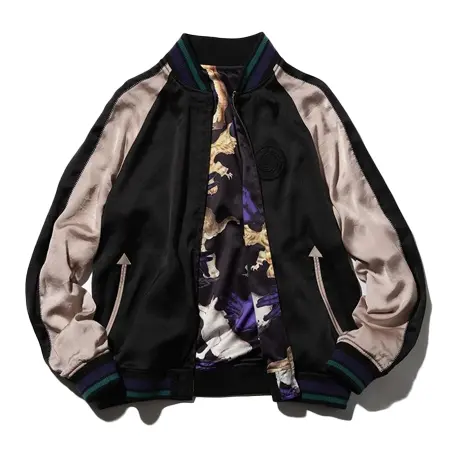 glamb(グラム) コラボ glambx呪術廻戦 Fushiguro reversible ska JKT フシグロリバーシブルスカジャケット