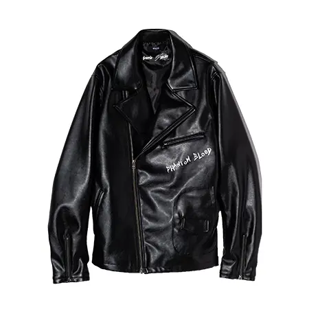 glamb(グラム) コラボ glamb×ジョジョの奇妙な冒険 ファントムブラッド Stone Mask Riders Jacket / ストーンマスクライダースジャケット