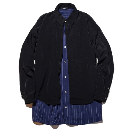 glamb(グラム) シャツ Double Layered SH ダブルレイヤードシャツ