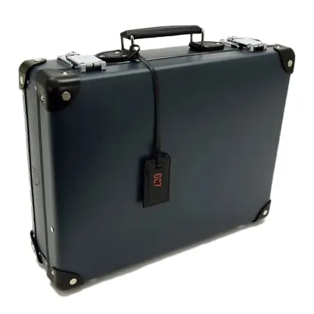 GLOBE-TROTTER(グローブトロッター) アタッシュケース 『007 / ドクター・ノオ』 16インチ スリムアタッシェケース / ネイビー×ブラック