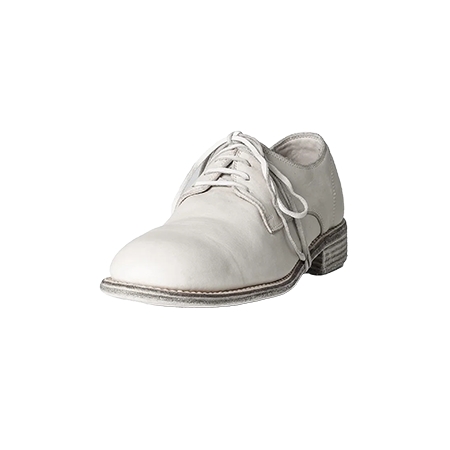 GUIDI(グイディ) 革靴 Classic Derby Shoes Laced Up Single Sole Wide Model （Beige）