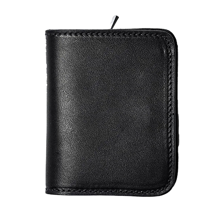 GUIDI(グイディ) 財布 Small Leather Wallet （Black）