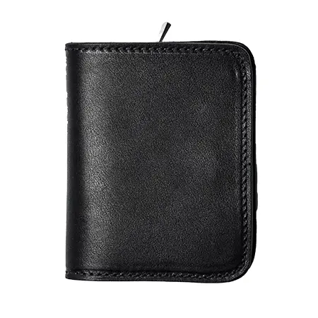 GUIDI(グイディ) 財布 Small Leather Wallet （Black）