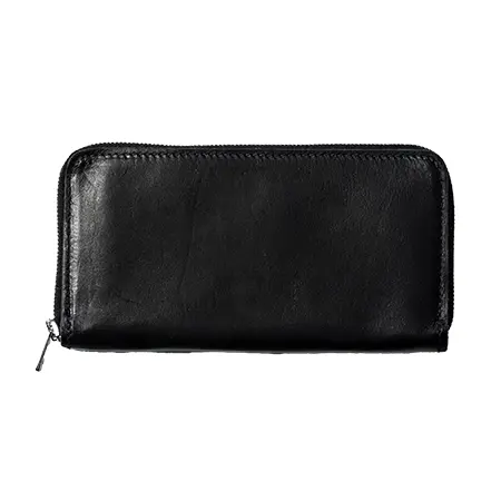 GUIDI(グイディ) 財布 Long Leather Wallet （Black）
