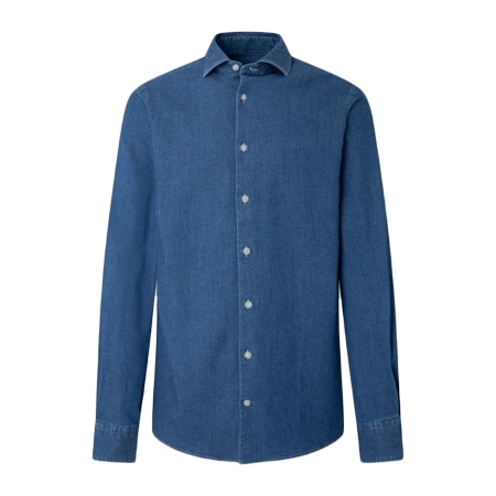 HACKETT LONDON(ハケットロンドン) シャツ インディゴストレッチデニムシャツ / インディゴ