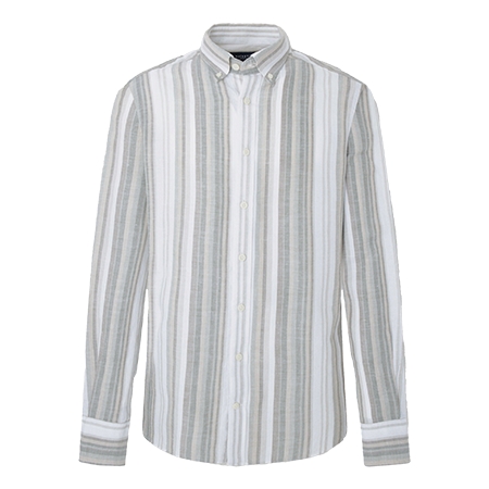 HACKETT LONDON(ハケットロンドン) シャツ スリムフィットストライプシャツ / グリーン