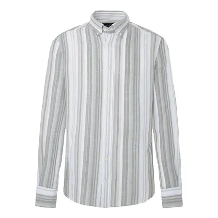 HACKETT LONDON(ハケットロンドン) シャツ スリムフィットストライプシャツ / グリーン