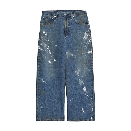 HELMUT LANG(ヘルムートラング) デニム WIDE LEG PAINTED JEANS