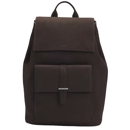 HUGO BOSS(ヒューゴボス) バッグ ドローストリング バックパック ヌバック ロゴトリム