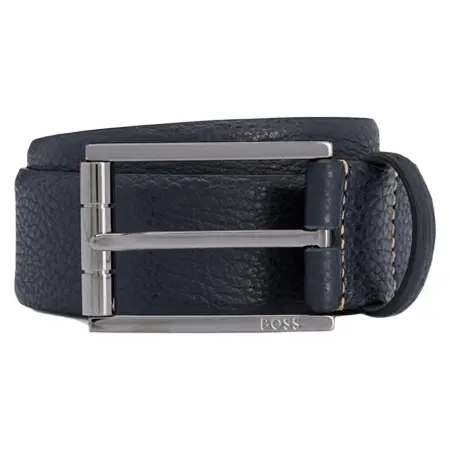 HUGO BOSS(ヒューゴボス) ベルト ギフトボックス イタリアンレザーベルト ガンメタルバックル