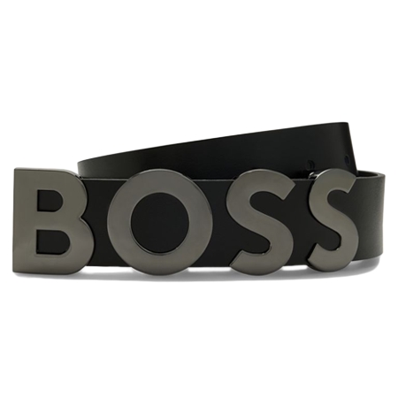 HUGO BOSS(ヒューゴボス) ベルト イタリアンレザー ベルト ロゴプレートバックル