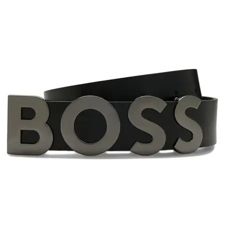 HUGO BOSS(ヒューゴボス) ベルト イタリアンレザー ベルト ロゴプレートバックル