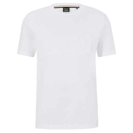 HUGO BOSS(ヒューゴボス) Tシャツ ブロックストライプ Tシャツ コットンインターロック