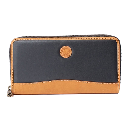 HUNTING WORLD(ハンティングワールド) 財布 バチューサーパス[ジップロングウォレット957BSS]ネイビー6119016178