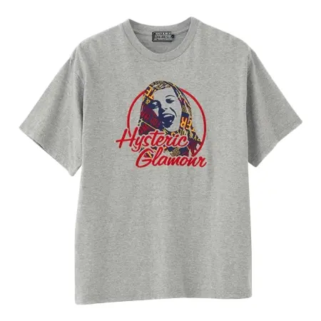HYSTERIC GLAMOUR(ヒステリックグラマー) Tシャツ MAKE ME SMILE刺繍 Tシャツ