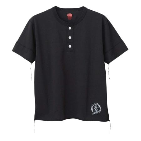 HYSTERIC GLAMOUR(ヒステリックグラマー) Tシャツ Healthknit/ヘンリーネック半袖 Tシャツ