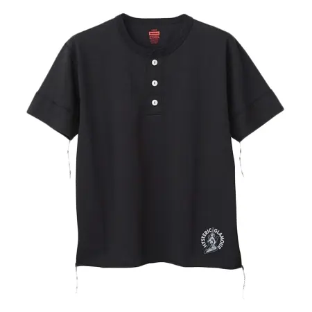 HYSTERIC GLAMOUR(ヒステリックグラマー) Tシャツ Healthknit/ヘンリーネック半袖 Tシャツ