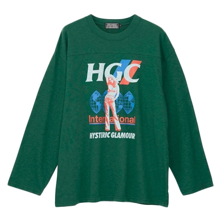 HYSTERIC GLAMOUR(ヒステリックグラマー) Tシャツ HGC INTERNATIONAL オーバーサイズTシャツ