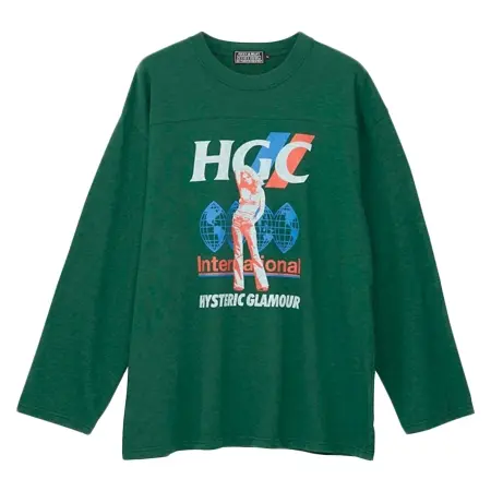 HYSTERIC GLAMOUR(ヒステリックグラマー) Tシャツ HGC INTERNATIONAL オーバーサイズTシャツ